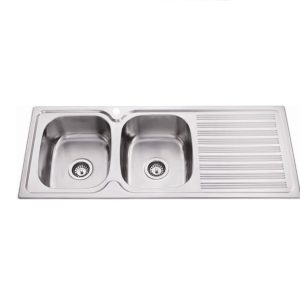Double Bowl Sink 1TH 1180X480mm LHB